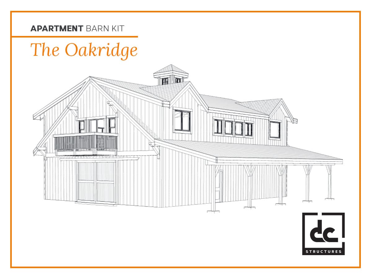 DC Structures Oakridge Category Apartment Barn Kit