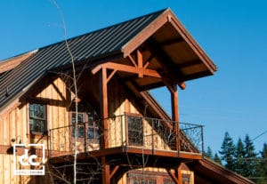 DC Structures Wooden Deck Cover Apartment Barn