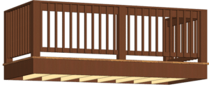 DC Structures Wooden Deck Apartment Barn