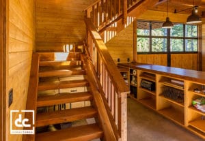 DC Structures Heavy Timber Staircase