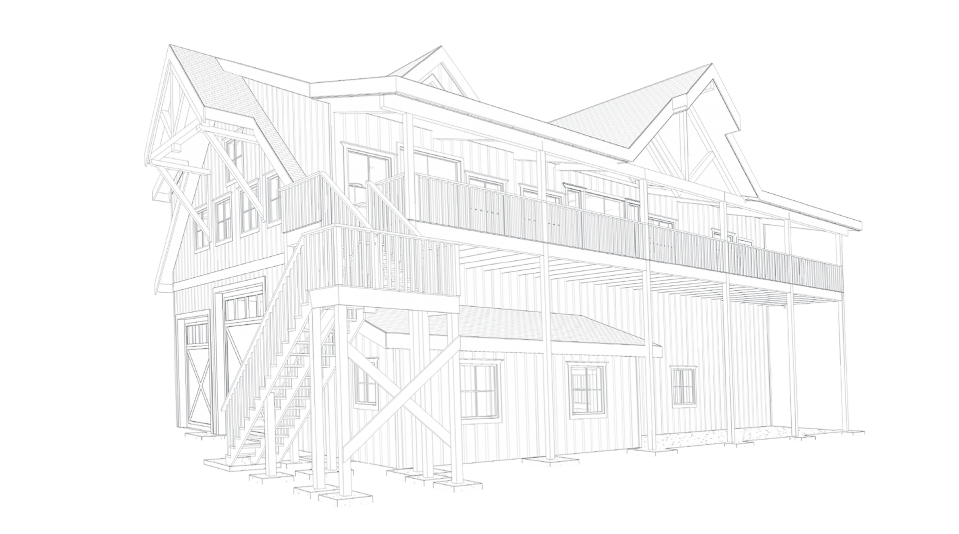 Oregon Apartment Barn kit DC Structures