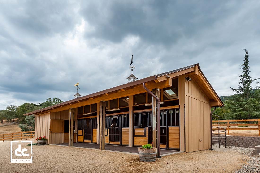 Columbia Gable Barn Kit 36' - DC Structures