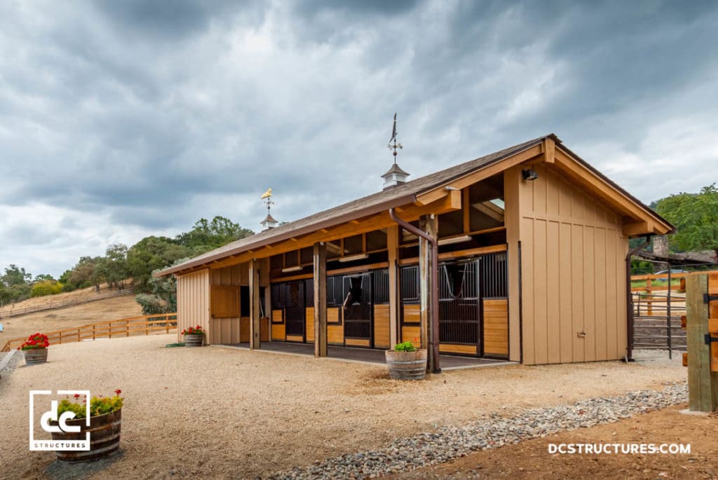 California Horse Barn Kits - DC Structures