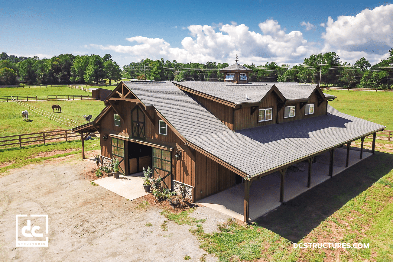 Horse Barn Kits - DC Structures