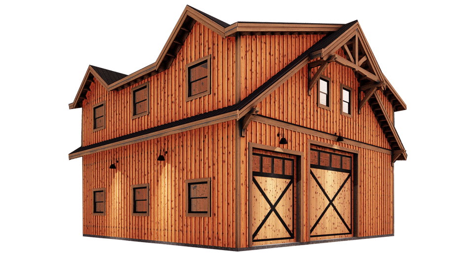 The Shasta Rv Barn Kit Rv Garage With Living Quarters