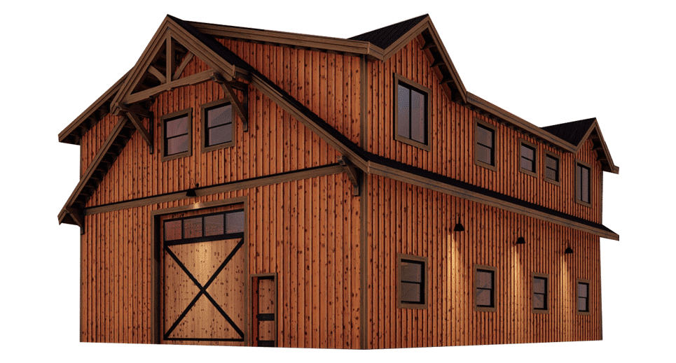 The Shasta Rv Barn Kit Rv Garage With Living Quarters