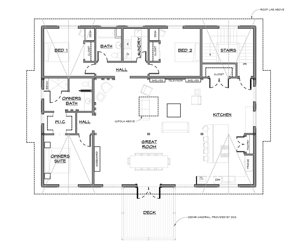 Shasta Rv Barn Kit 56' - Garage With Living Quarters Kit