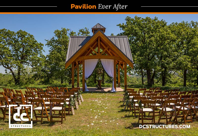 outdoor wedding pavilion