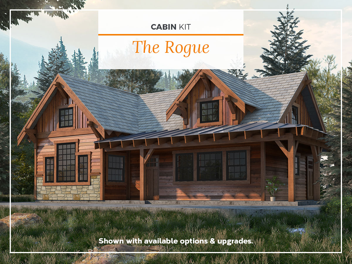 Rogue Cabin Kit 2 Bedroom Cabin Plan Dc Structures