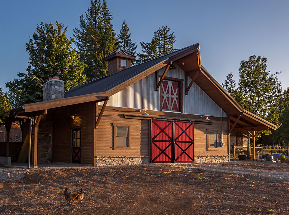 Oregon Gable Barn Kit