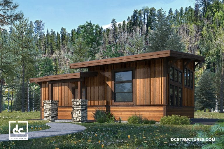 The Modern McKenzie Cabin Kit - Studio Cabin Plan - DC Structures