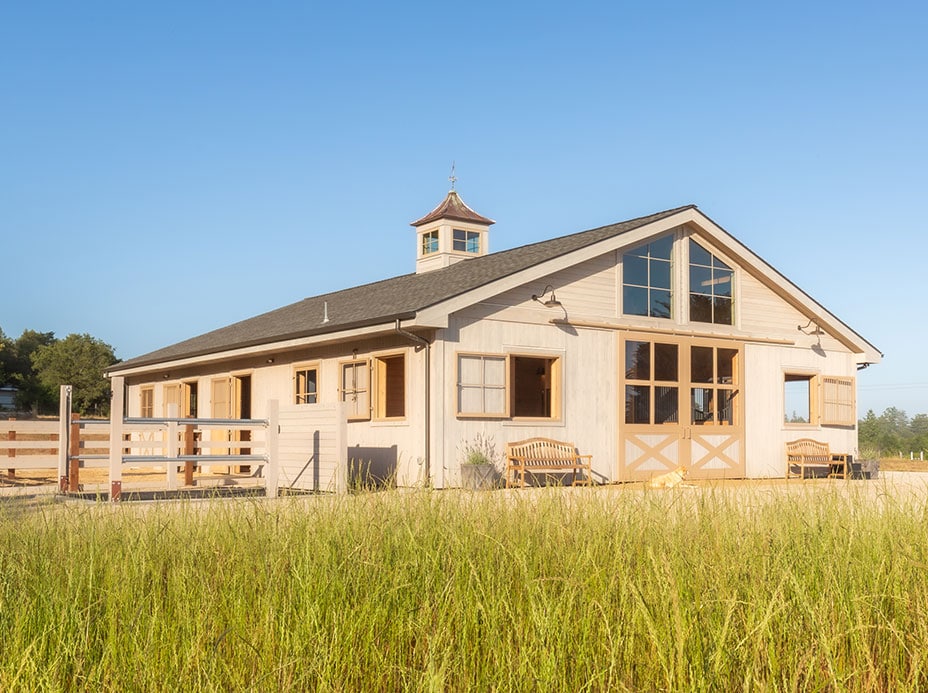 Horse Barn KitsDesigned for safety and comfort, our horse barn kits are the perfect home for your precious animals.