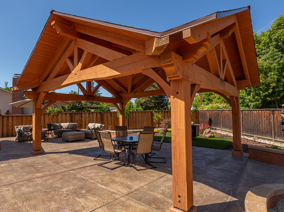 Pavilion & Pergola KitsEnhance the look of your outdoor space with a heavy timber pavilion or pergola kit.