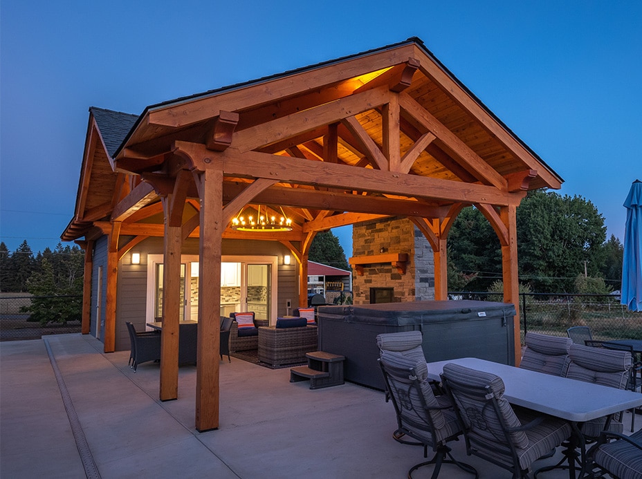 Oregon Custom Pavilion & Pool House