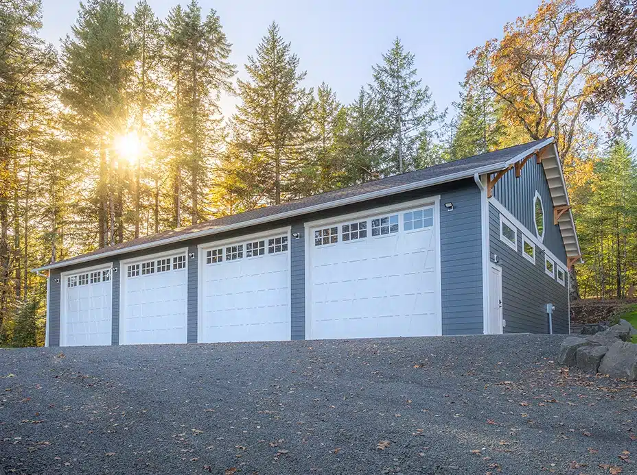 Corvallis Four-Car Garage